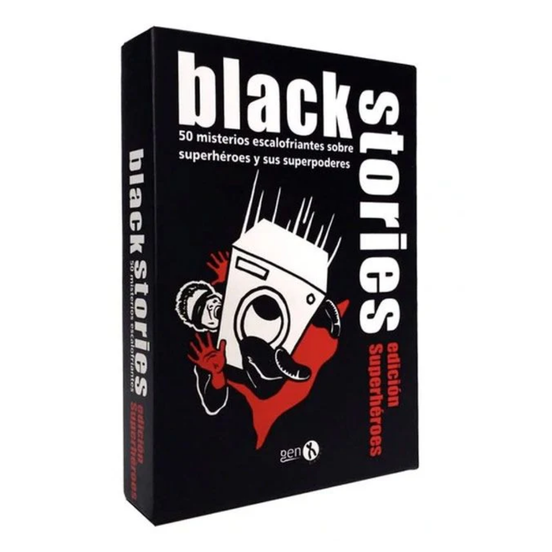 Black Stories: Edición Superhéroes - Juego de Cartas