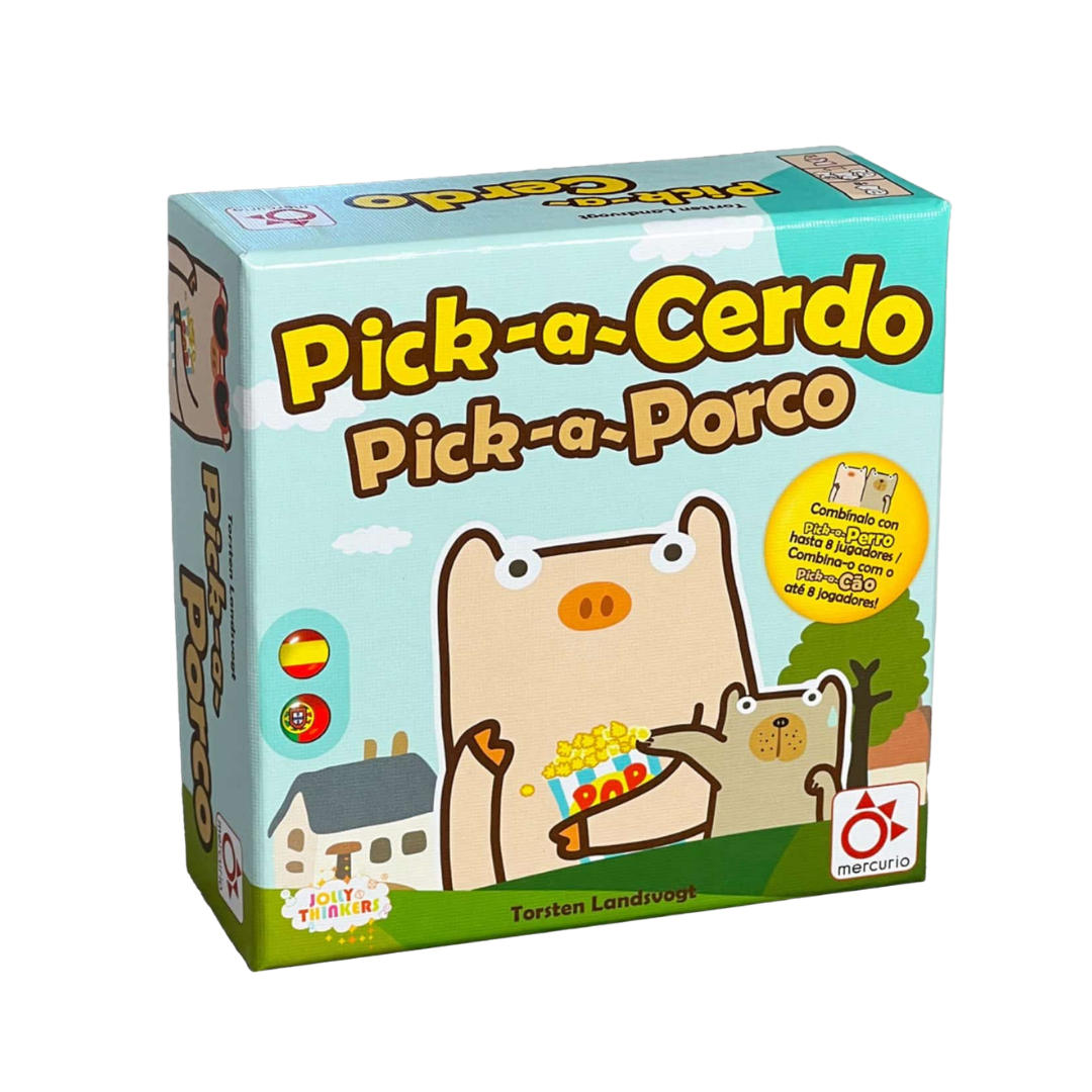 Pick-a-Cerdo - Juego de Cartas Infantil, Agilidad Visual y Reflejos - Dark Hobbies