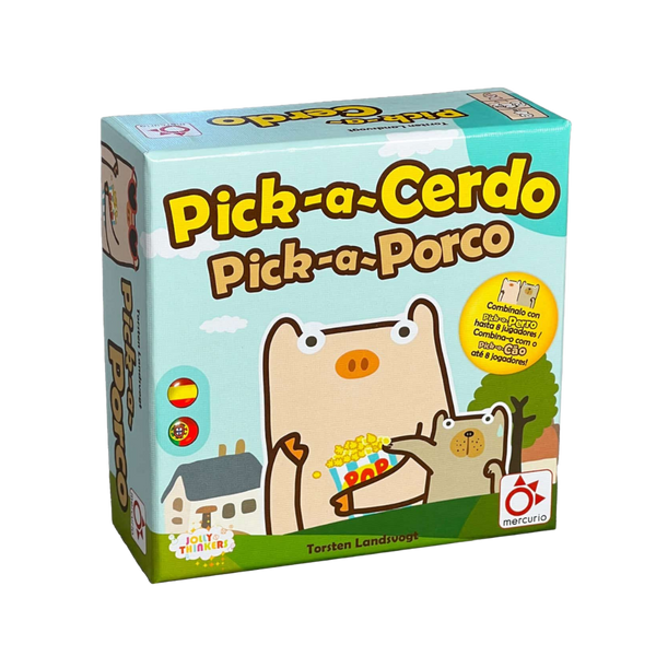 Pick-a-Cerdo - Juego de Cartas Infantil, Agilidad Visual y Reflejos - Dark Hobbies