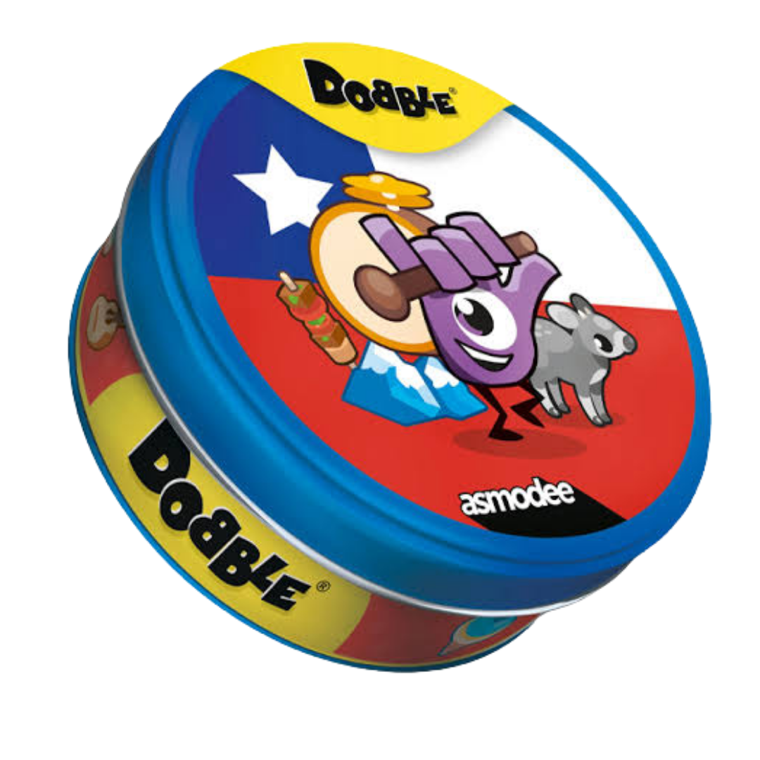 Dobble Chile - Juego de Mesa de Agilidad Visual y Reflejos - Dark Hobbies