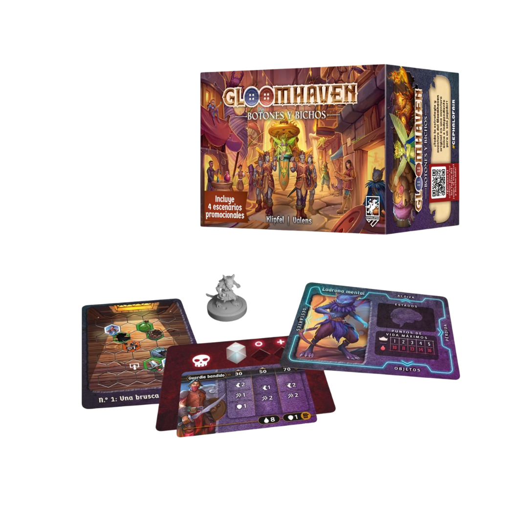 Gloomhaven: Botones y Bichos