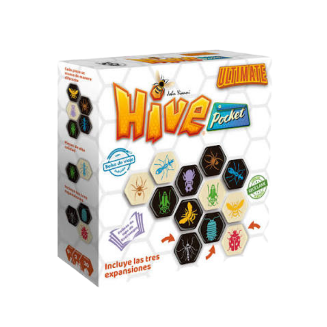 Hive Pocket Ultimate - Juego de Mesa de Estrategia y Lógica - Dark Hobbies