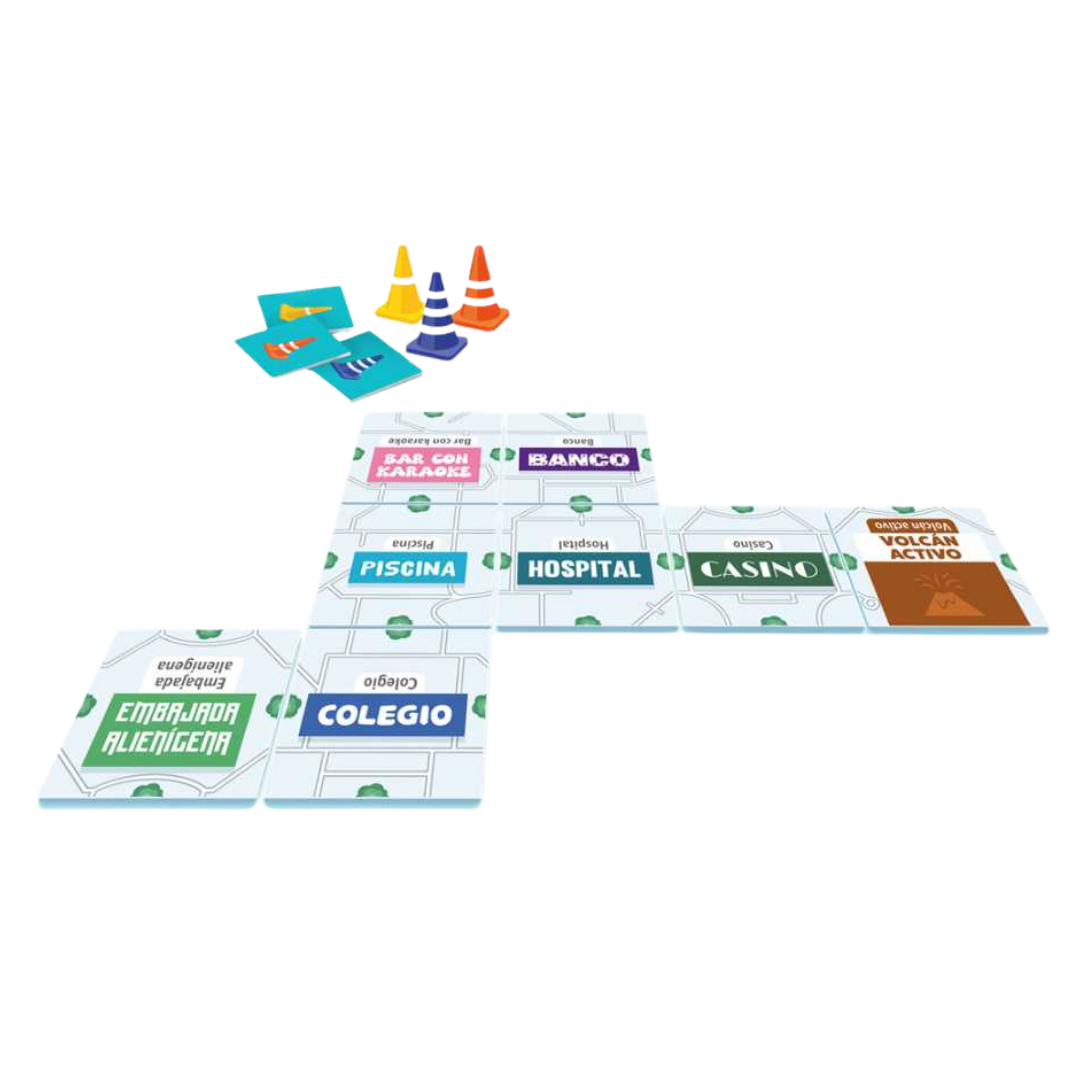 Link City - Juego de Mesa Cooperativo, Construcción de Ciudades y Conexión Mental - Dark Hobbies