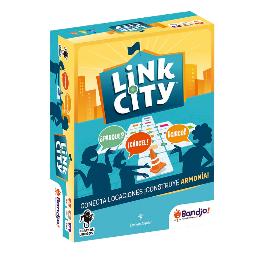 Link City - Juego de Mesa Cooperativo, Construcción de Ciudades y Conexión Mental - Dark Hobbies