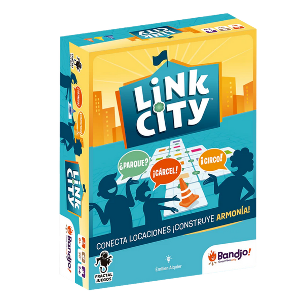 Link City - Juego de Mesa Cooperativo, Construcción de Ciudades y Conexión Mental - Dark Hobbies