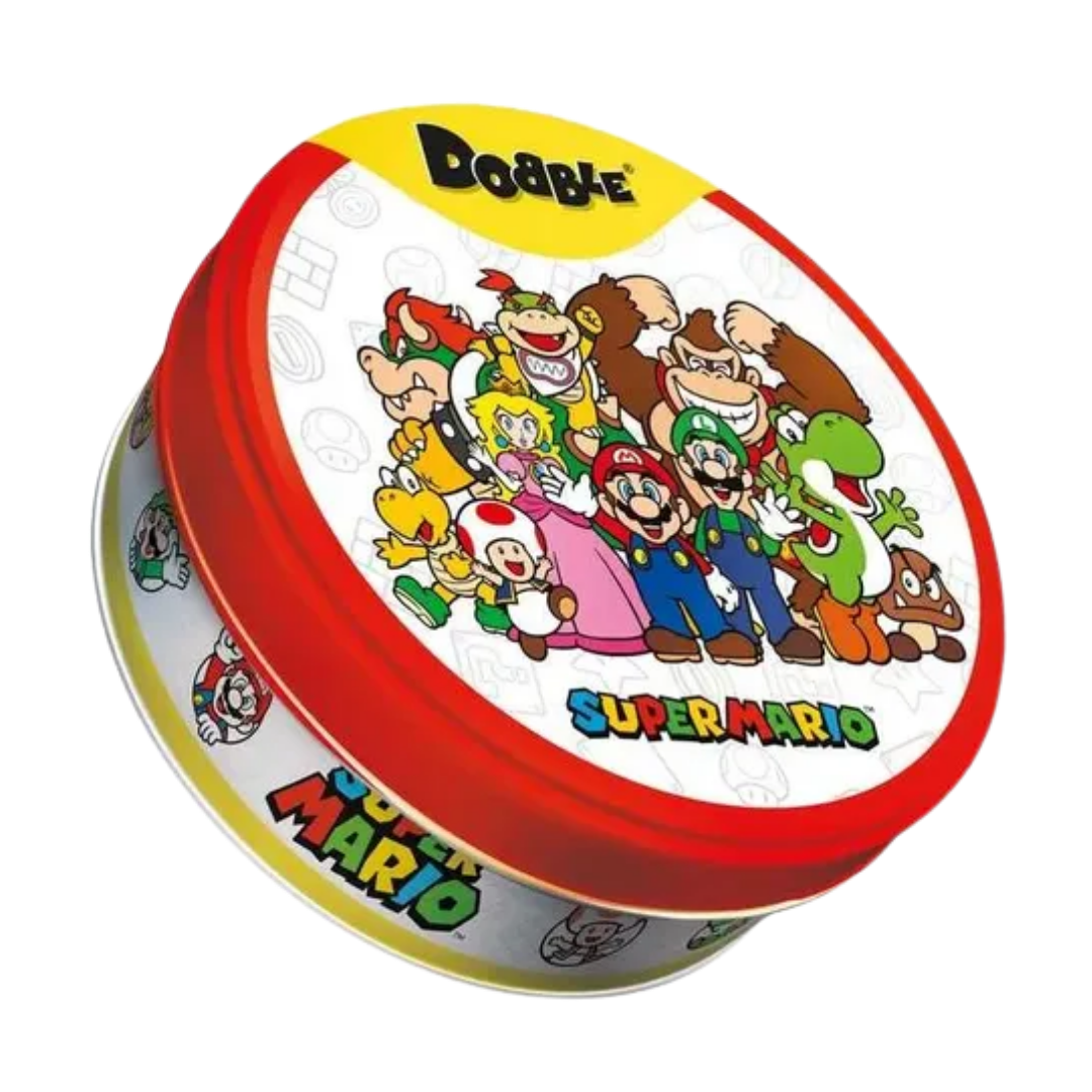 Dobble: Super Mario - Juego de Mesa de Agilidad Visual y Reflejos - Dark Hobbies
