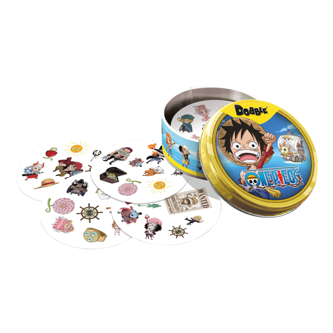 Dobble: One Piece - Juego de Mesa de Agilidad Visual y Reflejos - Dark Hobbies