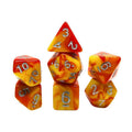 Set de Dados  Draxos - Double Color: Orange & Yellow