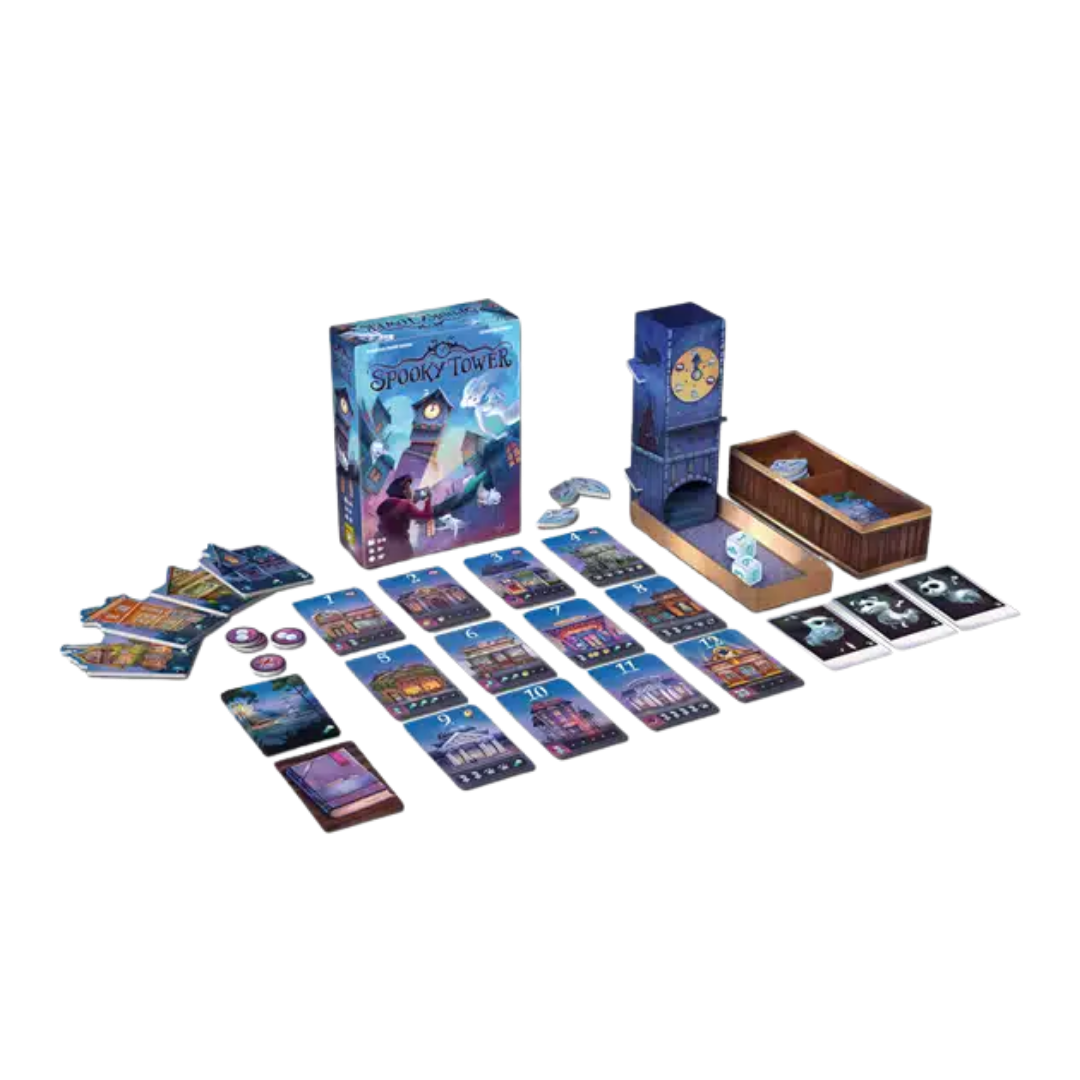 Spooky Tower - Juego de Mesa de Cartas y Captura de Fantasmas - Dark Hobbies