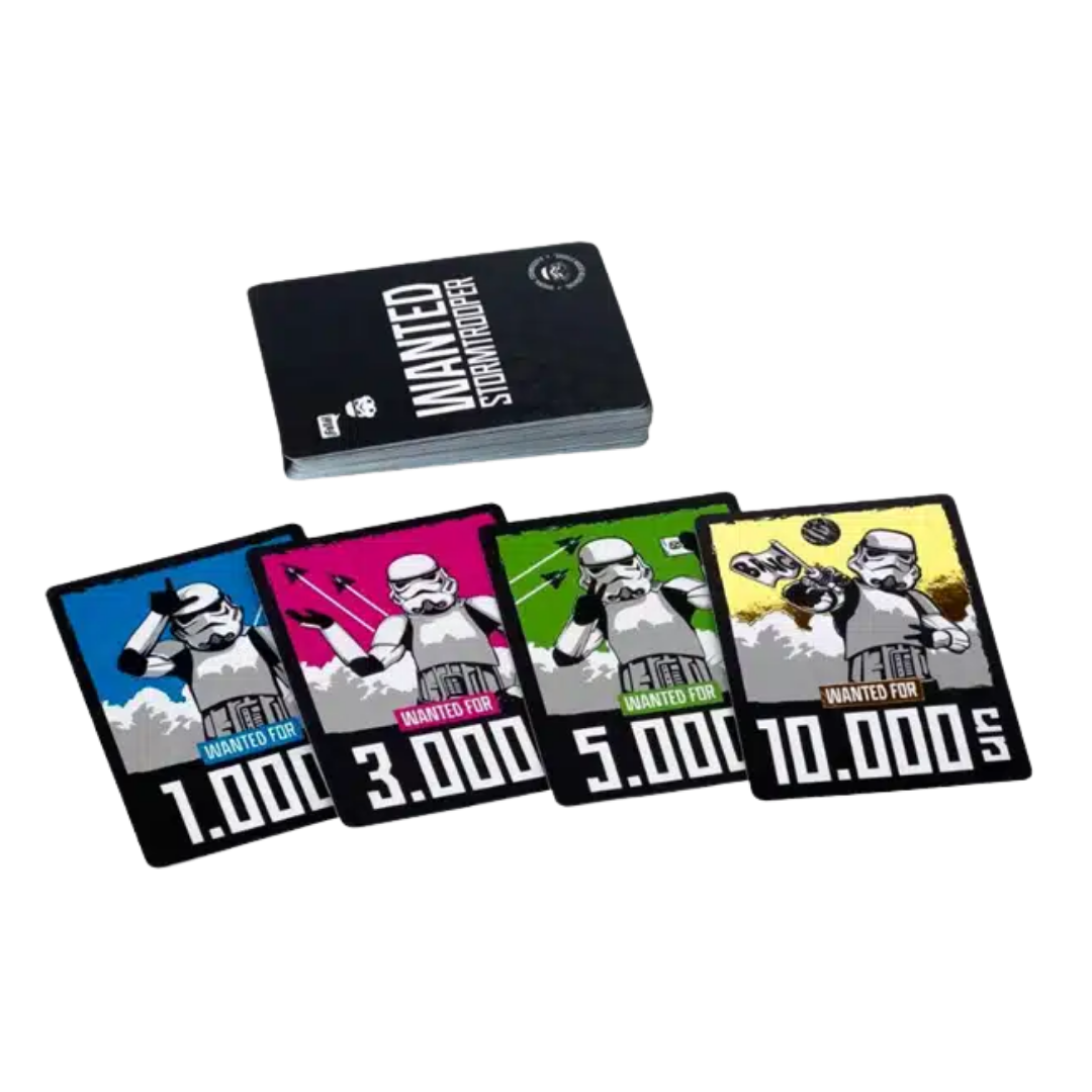 Wanted Stormtrooper - Juego de Cartas de Star Wars, Tentar a la Suerte y Predicción - Dark Hobbies